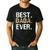 Birthday Fathers Day Christmas For Dada Dada From Granddaughter Grandson Best Dada Men's Casual T-Shirt Black