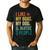I Like My Boat Dog And Maybe 3 People Retro Sailor Dad Men's Casual T-Shirt Black
