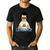 Bob's Burgers Gene Dad Portrait Men's Casual T-Shirt Black