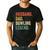 Bowler Husband Dad Bowling Legend Father's Day Men's Casual T-Shirt Black