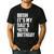 Bruh It's My Dad's 40th Birthday Bday Father Son Men's Casual T-Shirt Black