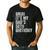 Bruh It's My Dad's 50th Birthday 50 Years Old Dad Men's Casual T-Shirt Black