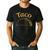 Burrito Taco Taquito Dad Mom Child Baby Matching Family Men's Casual T-Shirt Black