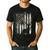 Camo US Flag Deer Elk Buck Camoflage Hunting Hunter Dad Short Sleeve Men's Casual T-Shirt Black