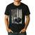 Camo USA Flag Bison Camouflage Hunting Wildlife Hunter Dad Men's Casual T-Shirt Black