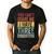 You Can't Scare Me I Have Three Daughters Dad Father Men's Casual T-Shirt Black