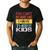 You Can't Scare Me I Have Three Kids Sons Mom Dad Joke Men's Casual T-Shirt Black