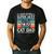 Cat Dad I Never Dreamed I'd Grow Up To Be Super Sexy Cat Dad Men's Casual T-Shirt Black