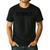 Cat Dad PAWDRE Cats Make Me Happy Cat Father Men's Casual T-Shirt Black