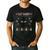 Cat Daddy Ugly Christmas Sweater Pajama Kitty Cat Lover Xmas Men's Casual T-Shirt Black
