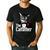 The Cat Father Cool Cat Dad Cat Lovers Men's Casual T-Shirt Black