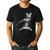 Cat Playing The Clarinet For Cat Lover Cat Mom Cat Dad Men's Casual T-Shirt Black