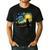 Cat Starry Night Van Gogh Cat For Cat Lover Cat Mom Cat Dad Men's Casual T-Shirt Black Cat Starry Night Van Gogh Cat For Cat Lover Cat Mom Cat Dad Men's Casual T-Shirt Black