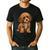 Cavapoo Breed Pet Lover Art Dog For Mom Dad Kids Men's Casual T-Shirt Black