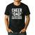 Cheer Dad The Cheerleader's Cheerleader Dad Cheer Father Men's Casual T-Shirt Black