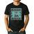Cheer Dad Daddy Bow Sport Cheerleader Cheerleading Teal Blue Men's Casual T-Shirt Black