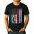 Cheer Dad Flag Pink Cheerleading Men's Casual T-Shirt Black