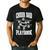 Cheer Dad Playbook Men's Casual T-Shirt Black