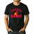 Chicken Dad Rooster Daddy Farmer Men's Casual T-Shirt Black