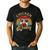Chicken-Shirt Rooster Daddy Vintage Farmer Dad Father Men's Casual T-Shirt Black