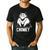 Chonk Fat And Hairy Cat Cats Kittens Dad Graphic Mom Funny Men's Casual T-Shirt Black