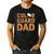 Color Guard Dad Flag Flipping Father Men's Casual T-Shirt Black
