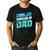 Cooler Version Of My Dad Men's Casual T-Shirt Black