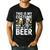 This Is My Costume Give Me A Beer Shirt Men Dad Halloween Men's Casual T-Shirt Black