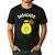 Cute Avocado For Dad Men Fruit Avocado Pear Lovers Men's Casual T-Shirt Black
