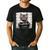 Cute Cat Mugshot Humorous Cat For Cats Lover Cat Mom Cat Dad Men's Casual T-Shirt Black