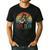 Cute Papa Bear Vintage Father's Day Retro Dad Guitar Men's Casual T-Shirt Black Cute Papa Bear Vintage Father's Day Retro Dad Guitar Men's Casual T-Shirt Black