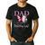 Dad 1st First Birthday Matching Family Butterfly Floral Men's Casual T-Shirt Black Dad 1st First Birthday Matching Family Butterfly Floral Men's Casual T-Shirt Black