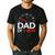 Dad Of 2 Boys Fuel Gas Gauge Father Of Two Sons Men Men's Casual T-Shirt Black