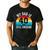 My Dad Is 40 And Still Awesome 40th Retro Birthday Dad Daddy Men's Casual T-Shirt Black