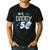 My Dad Is 50 Years Daddy Father 50th Years Birthday Men's Casual T-Shirt Black