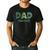 Dad Asaurus Dinosaur Birthday Mom Dad Birthday Boy T-Rex Men's Casual T-Shirt Black