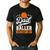 Dad Of The Baller Birthday Boy Basketball Themed Party Men's Casual T-Shirt Black