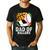 Dad Of Ballers Baseball Soccer Basketball Dad Men's Casual T-Shirt Black