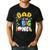 Dad Of The Big One Fishing Birthday Boy Family Party Men's Casual T-Shirt Black