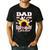 Dad Of The Birthday Bowler Kid Bowling Party Men's Casual T-Shirt Black