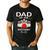 Dad Of The Birthday Bowler Kid Boy Girl Bowling Party Family Men's Casual T-Shirt Black