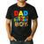 Dad Of The Birthday Boy Building Block Birthday Men's Casual T-Shirt Black