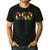 Dad Of The Birthday Boy Building Blocks Bricks Builder Men's Casual T-Shirt Black