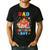 Dad Of The Birthday For Boy Circus Carnival Theme Party Men's Casual T-Shirt Black