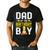 Dad Of The Birthday Boy Construction Worker Bday Men's Casual T-Shirt Black