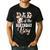 Dad Of The Birthday Boy Cow Farm 1St Birthday Boy Men's Casual T-Shirt Black