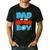Dad Of The Birthday Boy Dog Lover Birthday Family Men's Casual T-Shirt Black