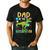 Dad Of The Birthday Boy Family Matching Dinosaur Squad Men's Casual T-Shirt Black