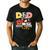 Dad Birthday Boy Farm Animal Farming Farmer Family B-Day Men's Casual T-Shirt Black