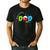 Dad Of The Birthday Boy Birthday Fishing Family Men's Casual T-Shirt Black
